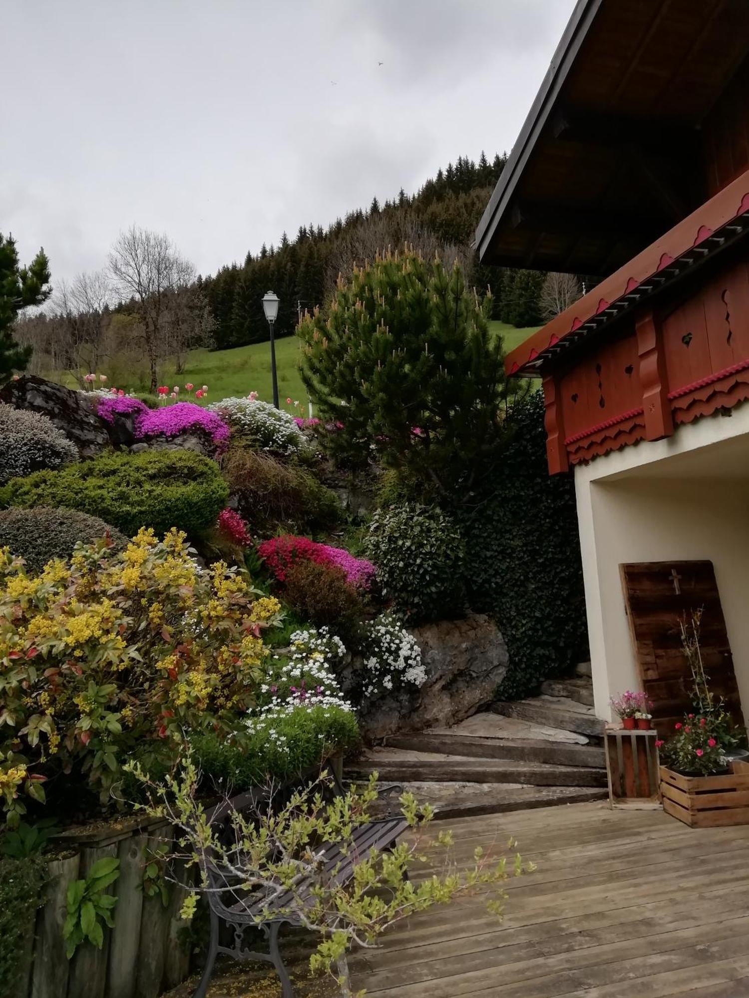 Chambres En Chalet Petit Dejeuner Inclus La Cote d'Arbroz Exteriér fotografie